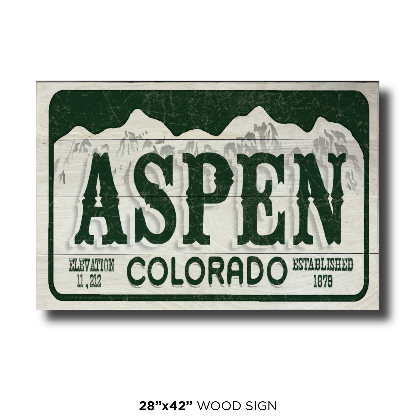 Aspen License Plate
