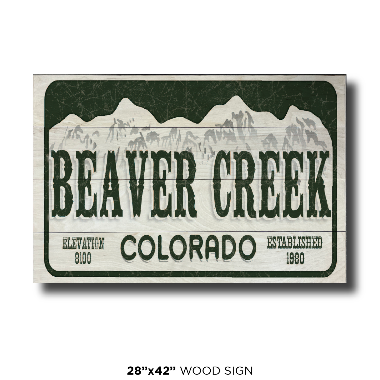 Beaver Creek License Plate