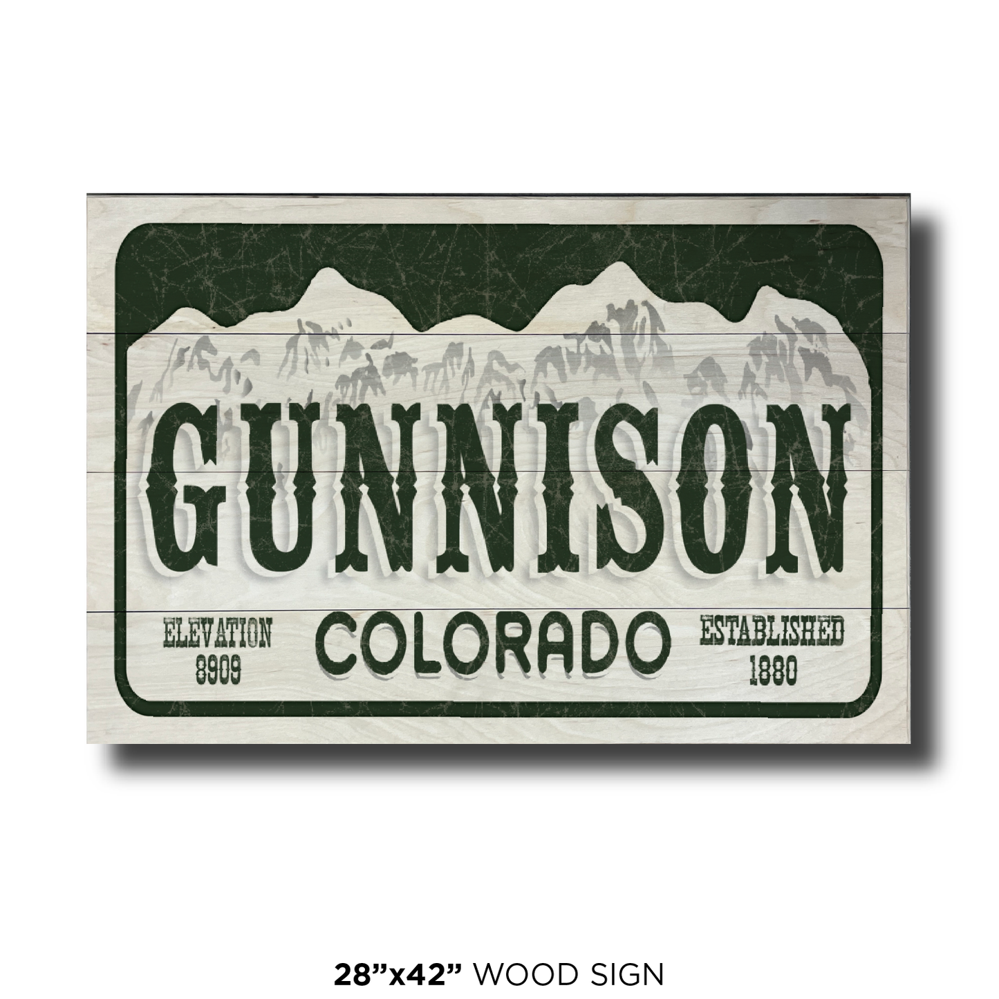 Gunnison License Plate