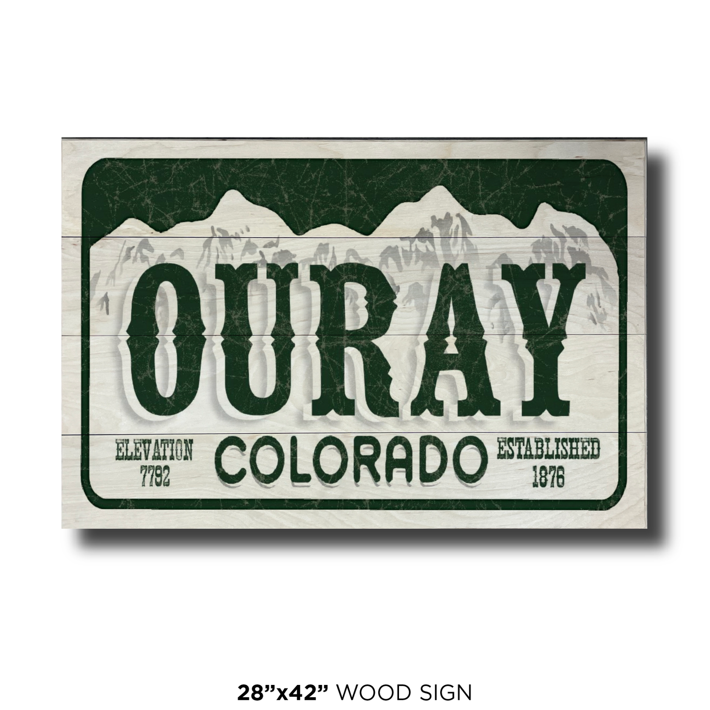 Ouray License Plate