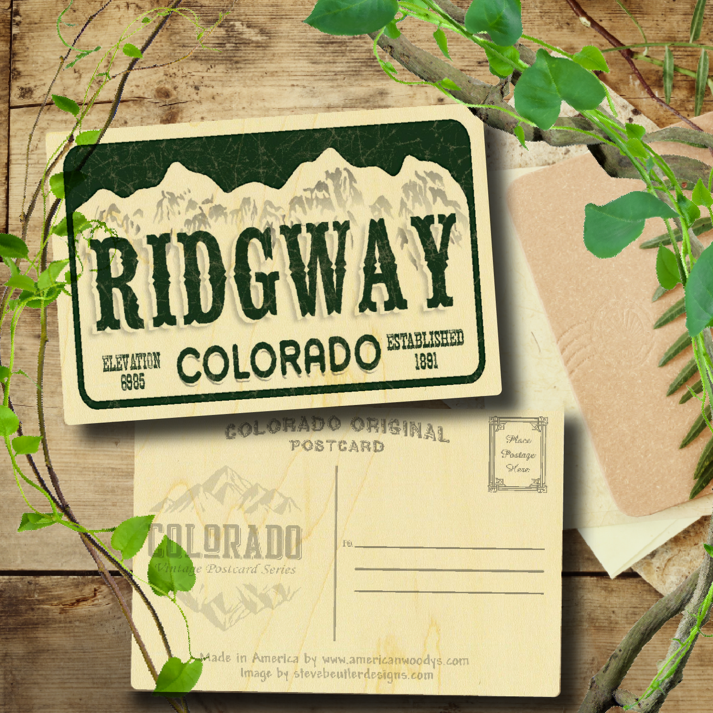 Ridgway License Plate