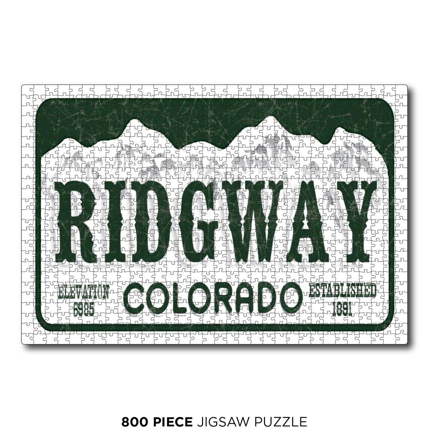 Ridgway License Plate