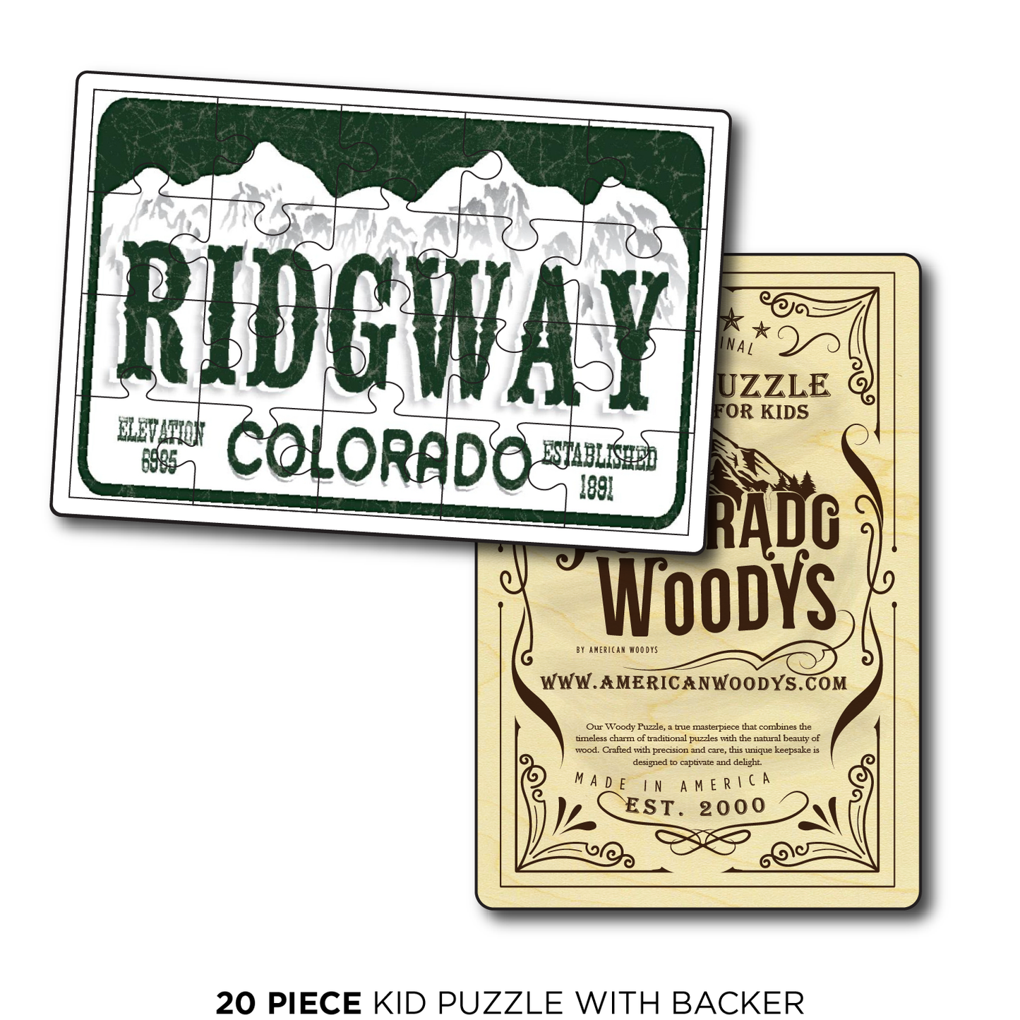 Ridgway License Plate