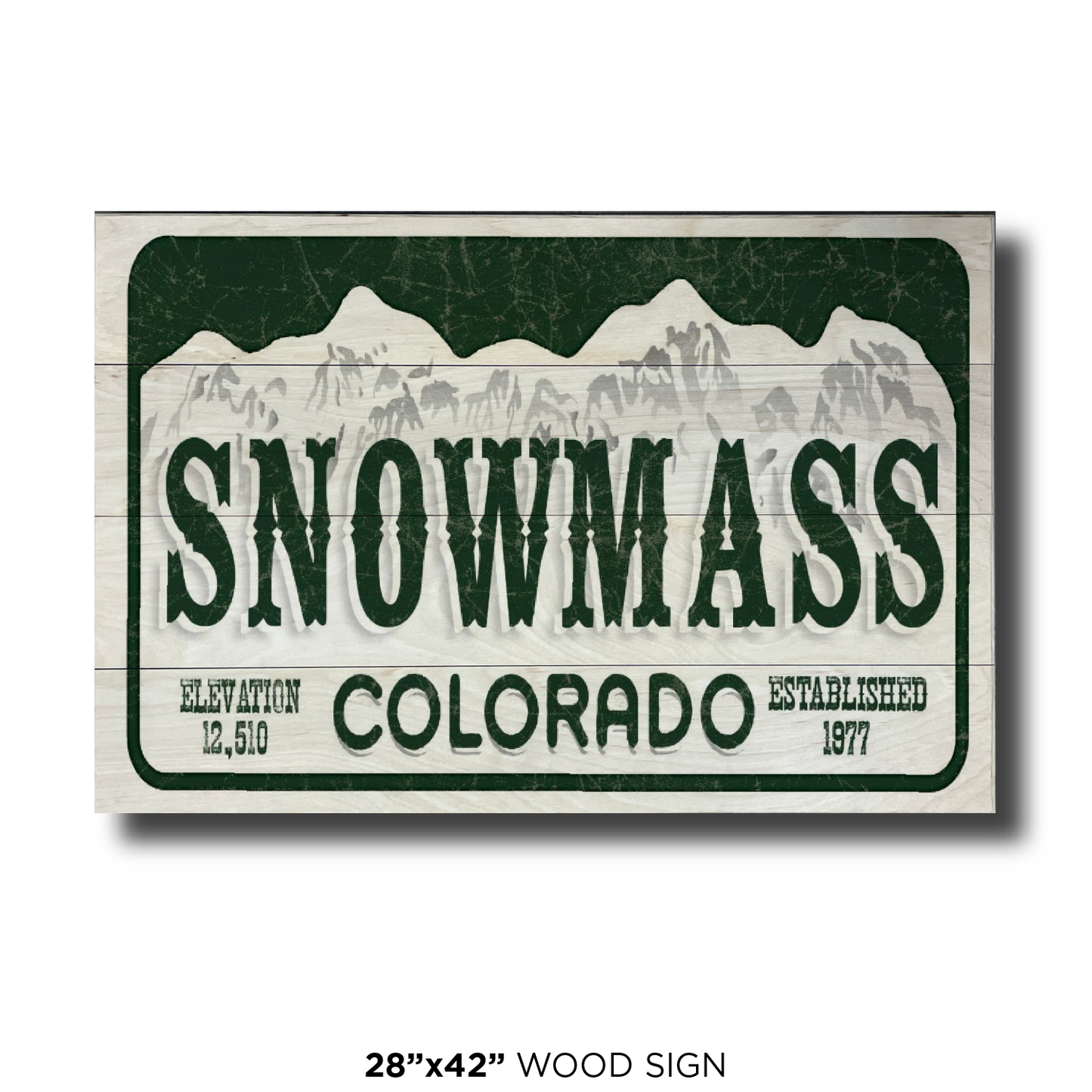 Snowmass License Plate