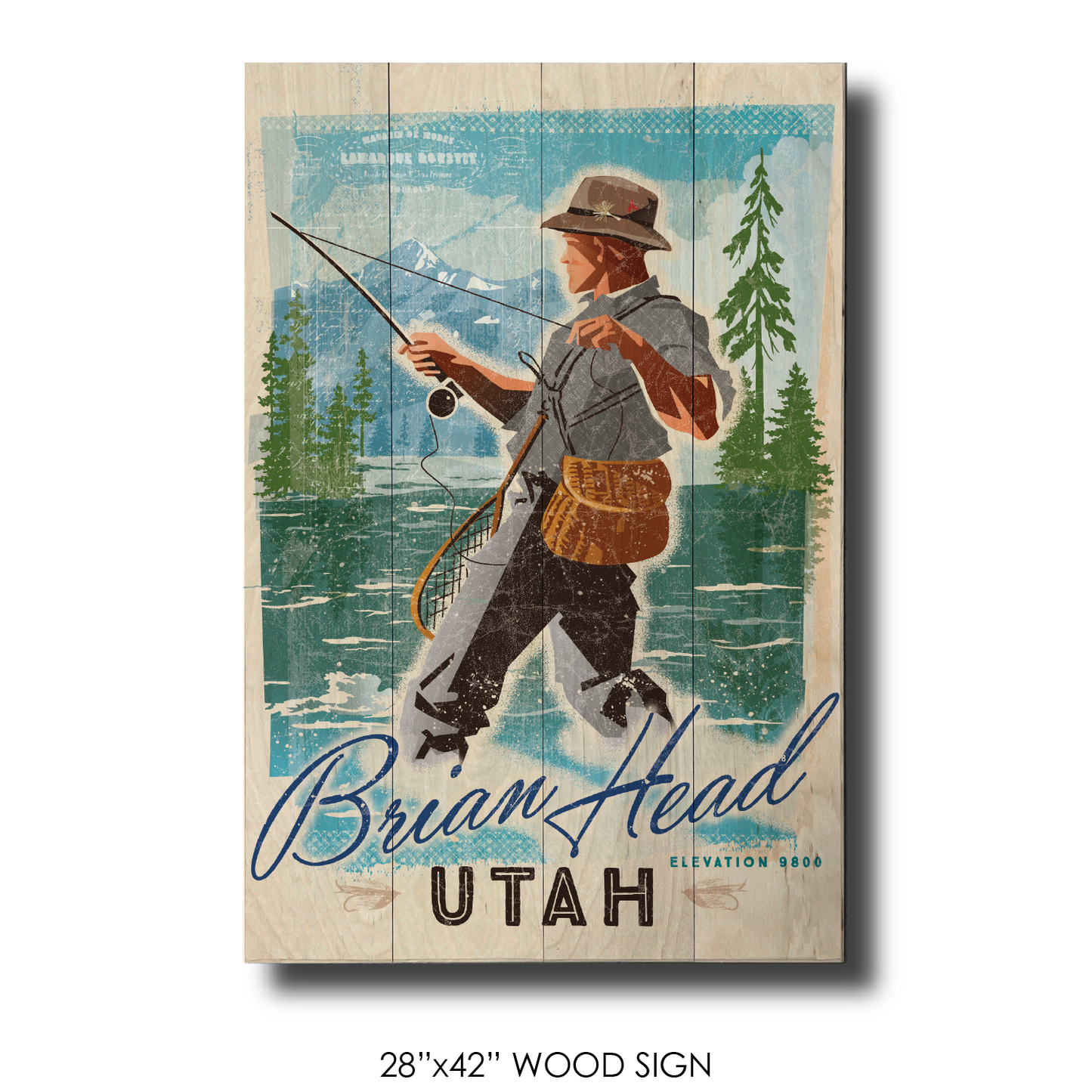 Fly Fishing Mountain Man Brian Head