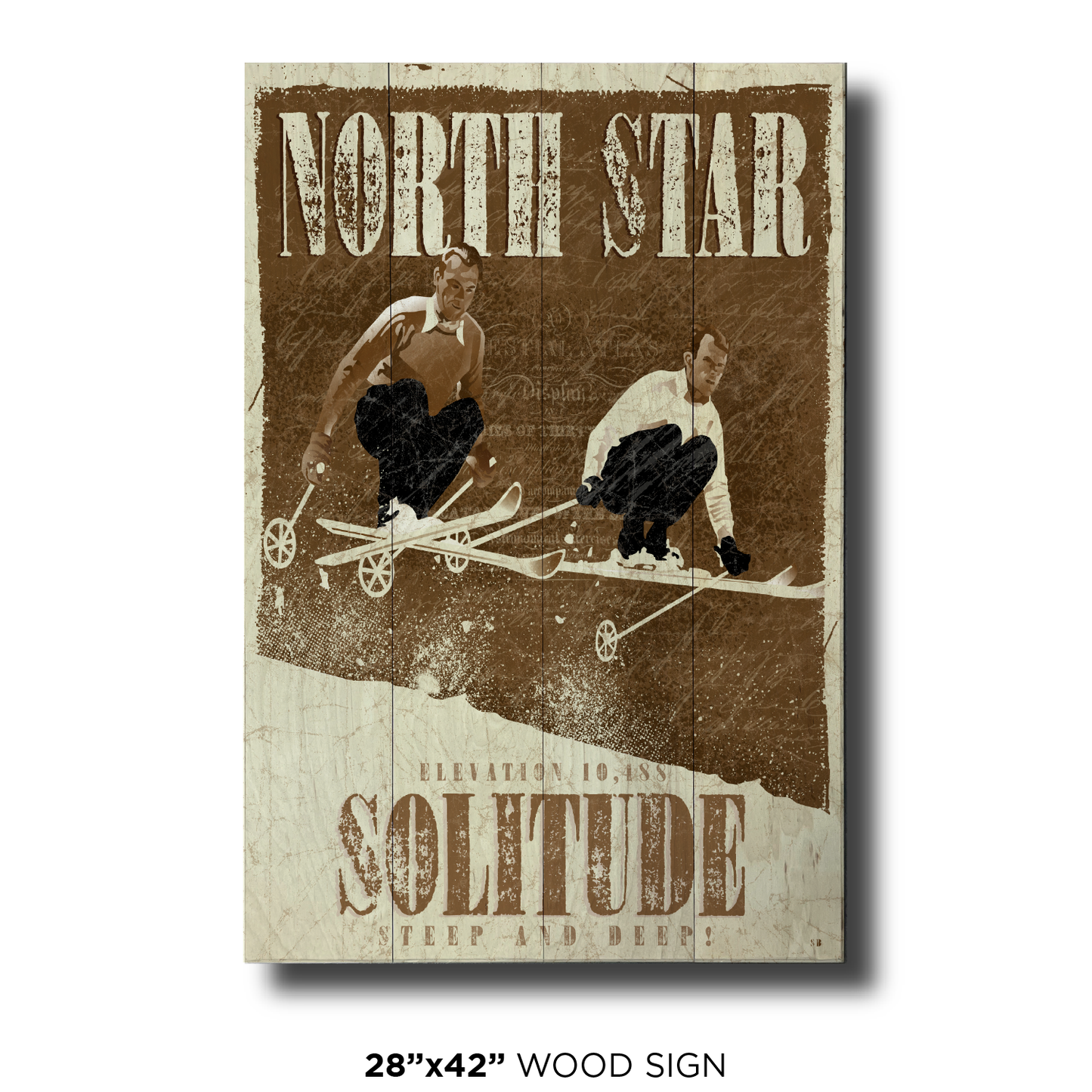 Two Ski Jumpers Solitude