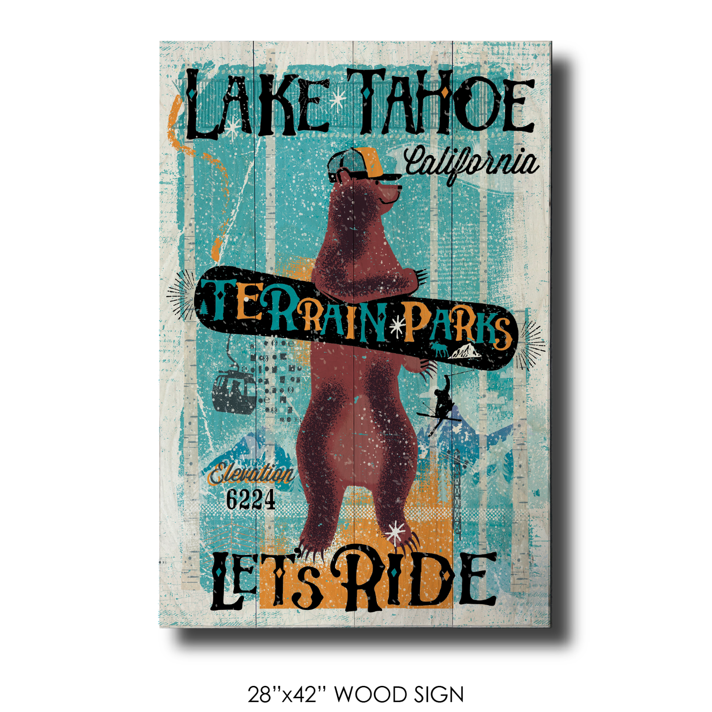 Lake Tahoe Snowbaord Bear