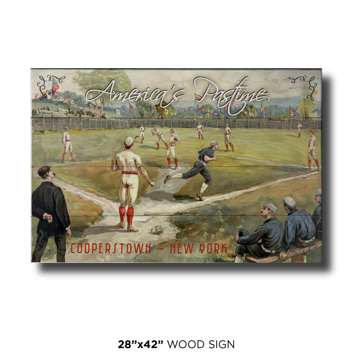 Vintage Baseball Game