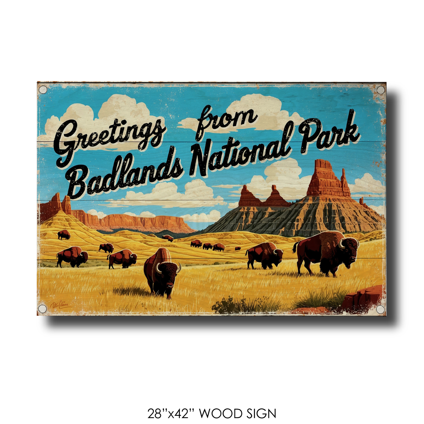 Greetings from Badlands National Park