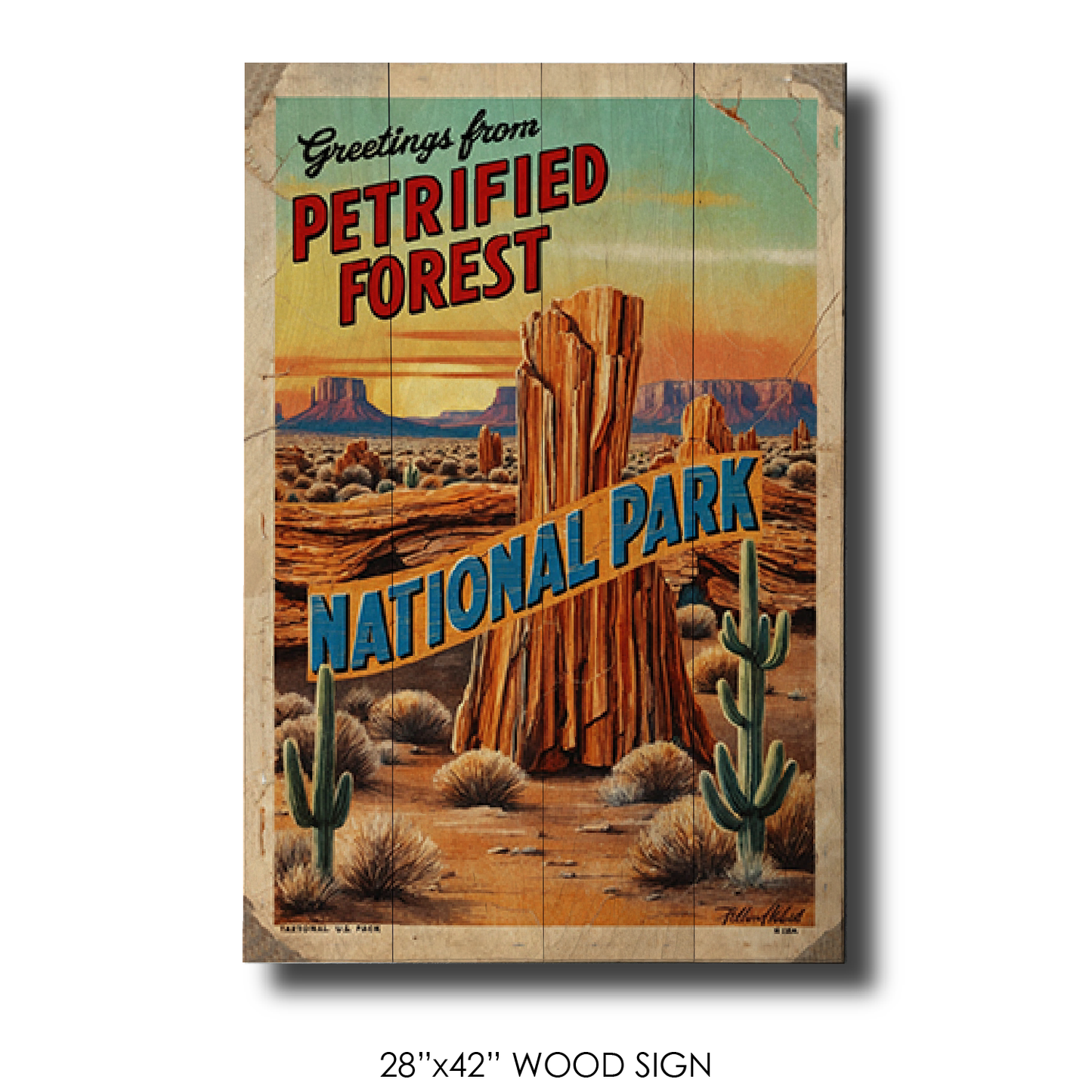 Greetings from Petrified Forest