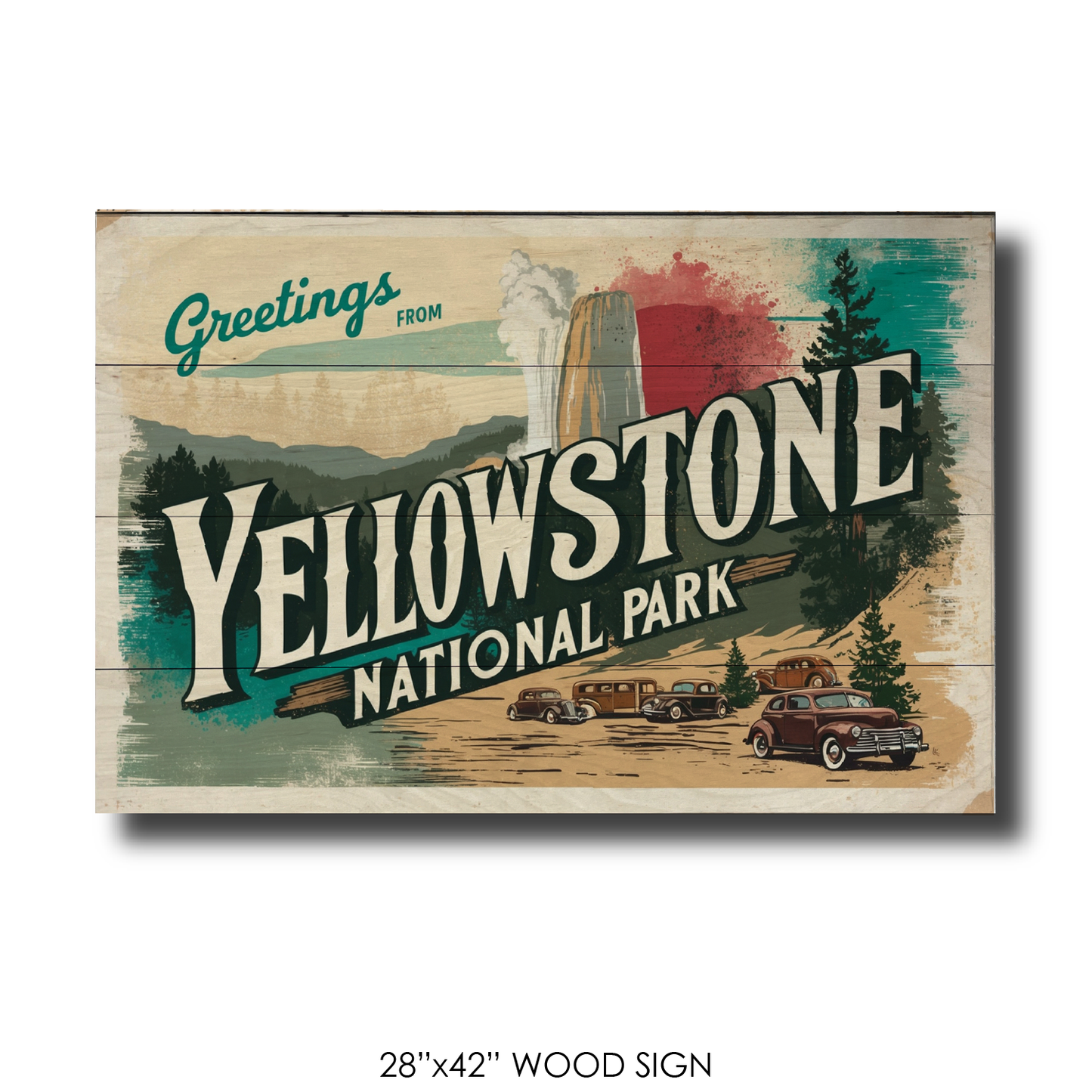 Greetings from Yellowstone Landscape