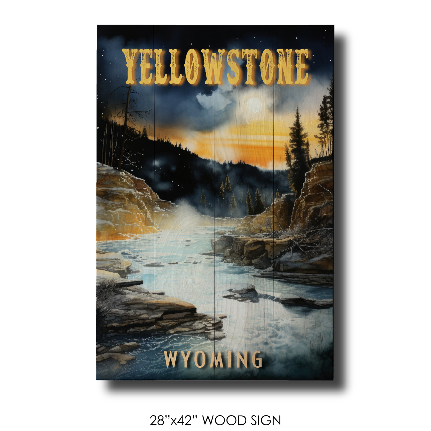 Yellowstone Night Lights