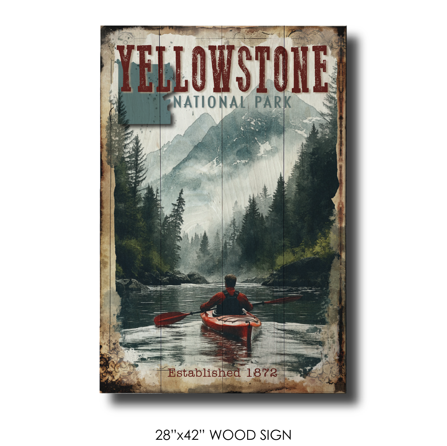 Kayaking Yellowstone