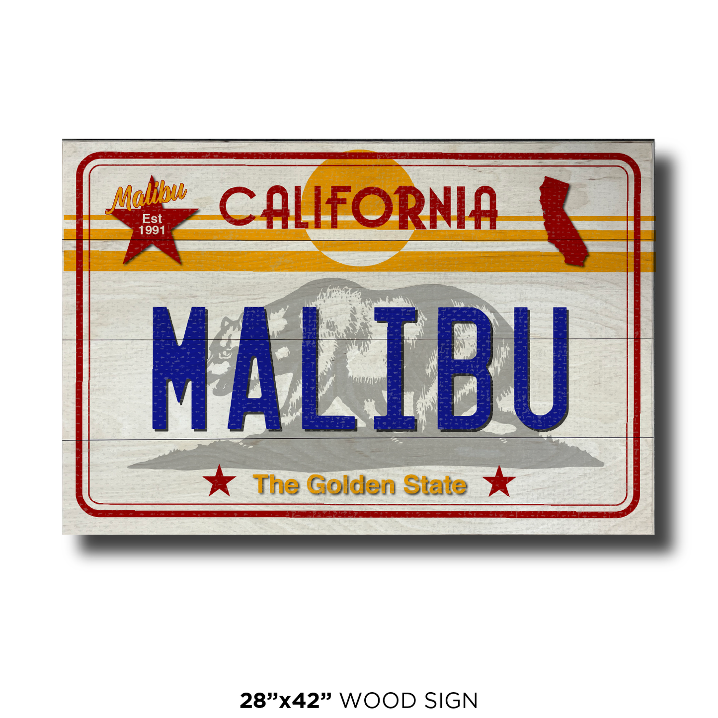 CA License Plate Malibu