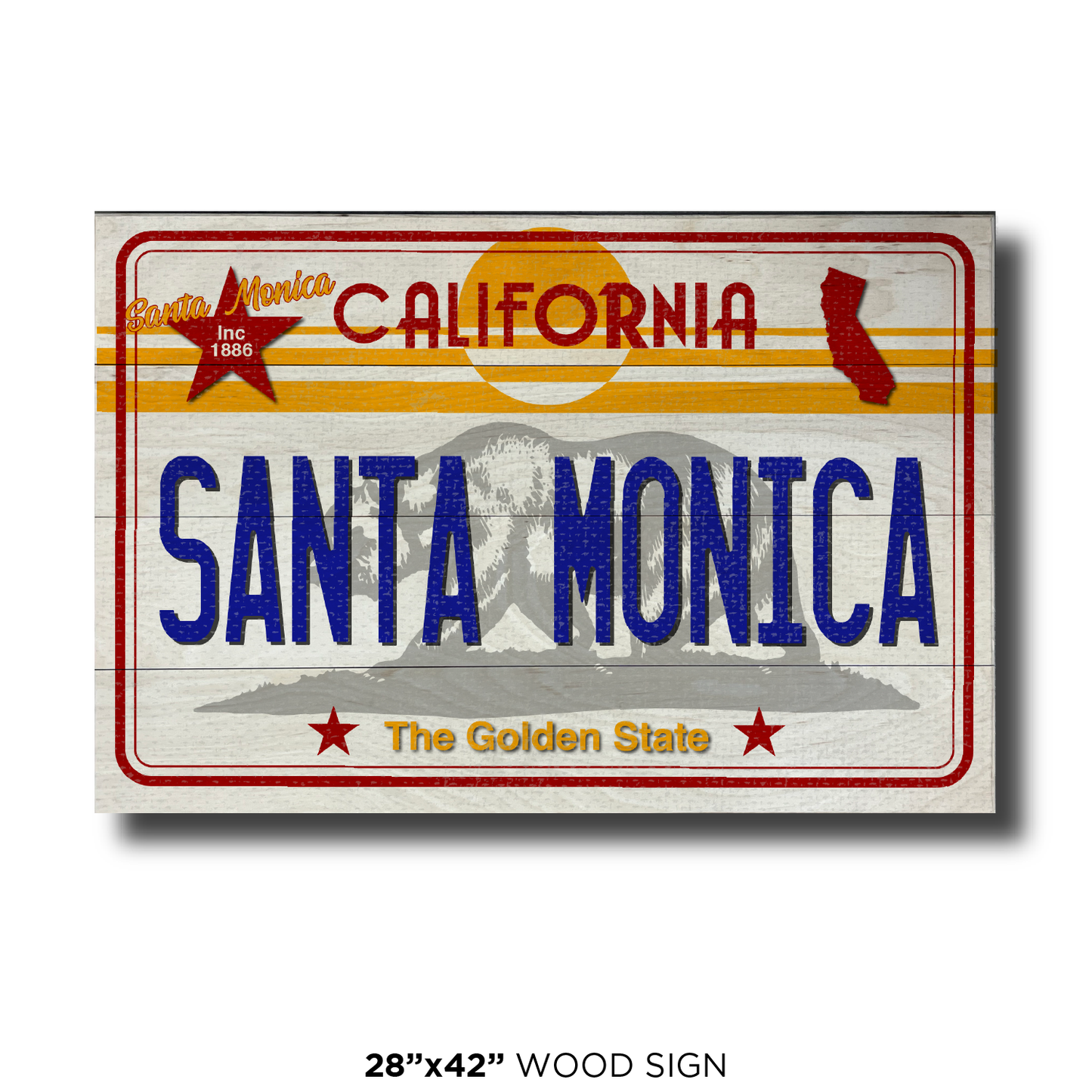 CA License Plate Santa Monica