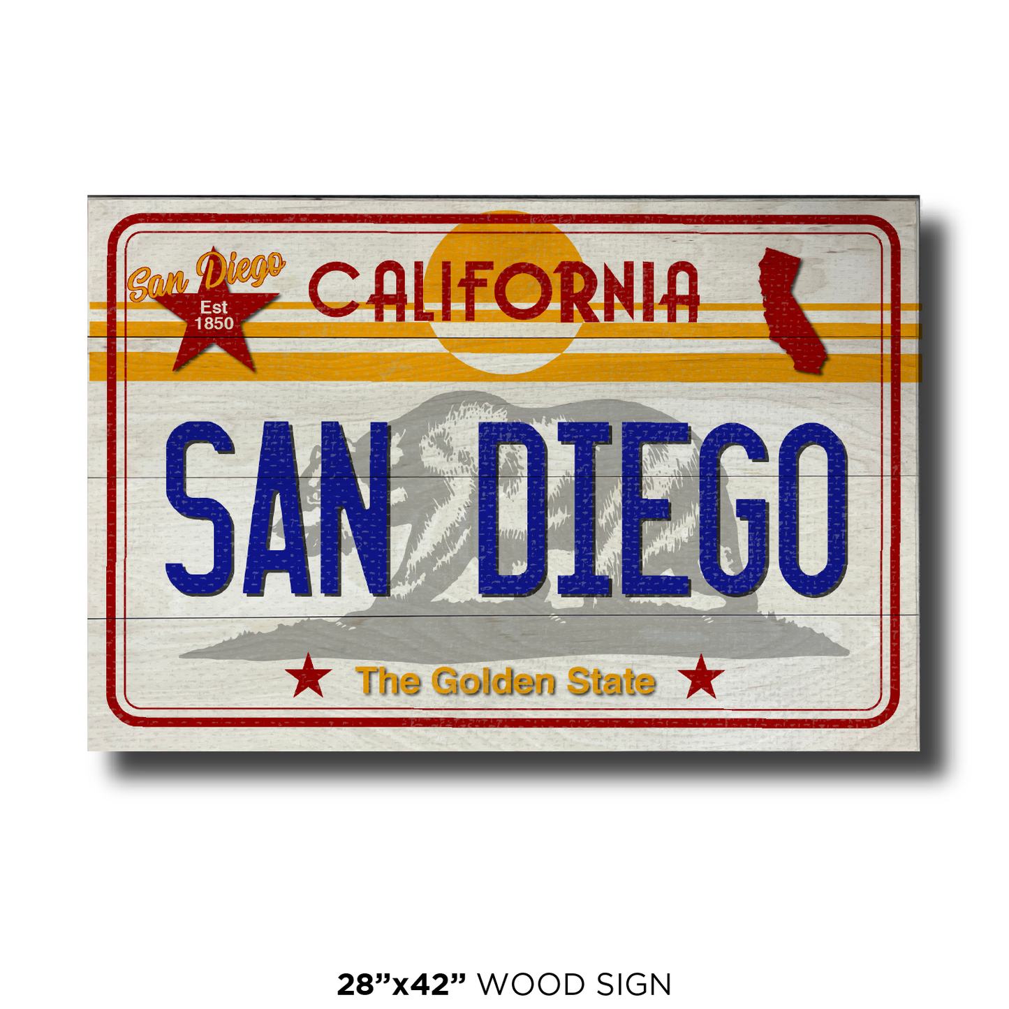 CA License Plate San Diego