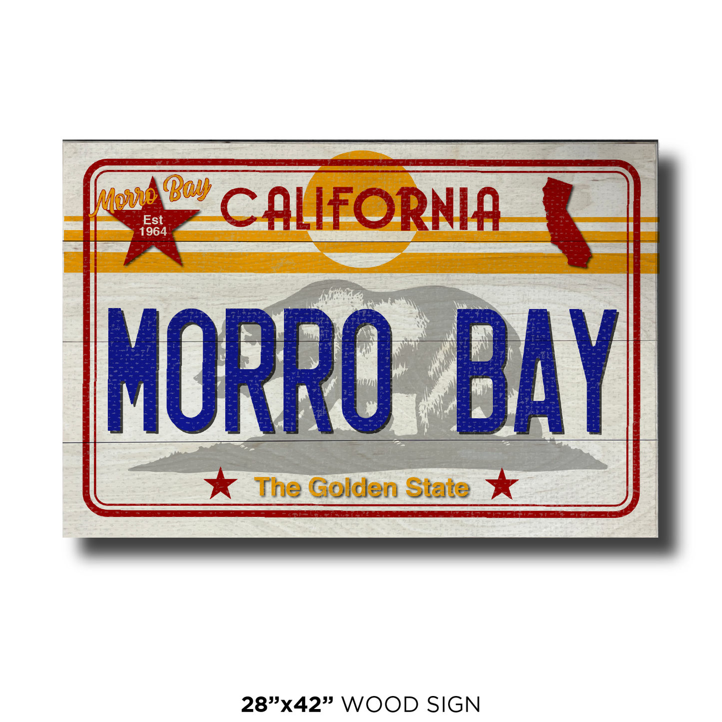 CA License Plate Morro Bay