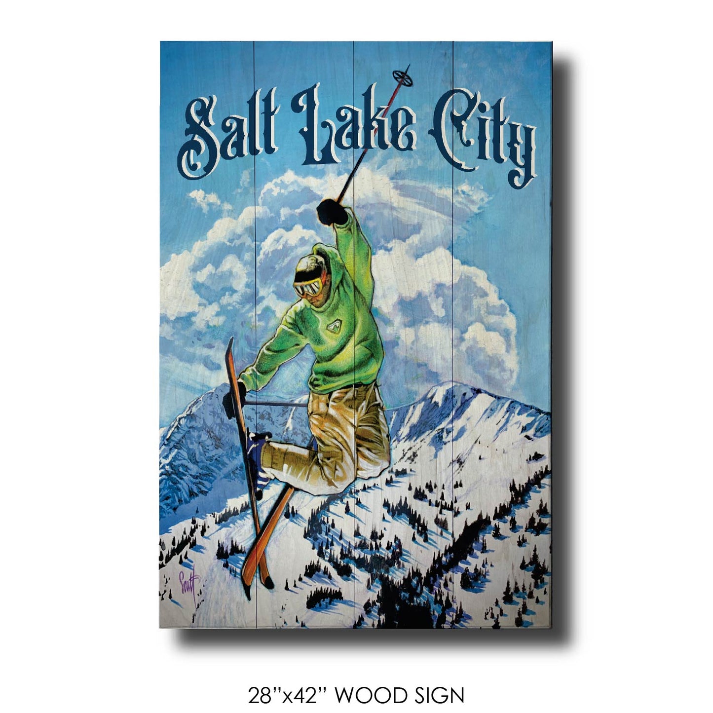 Salt Lake City Flying Skier