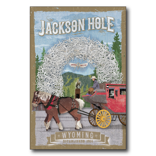 Jackson Hole Antler Arch