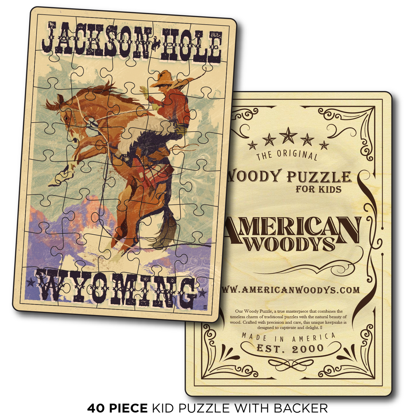 Jackson Hole Cowboy Bronc