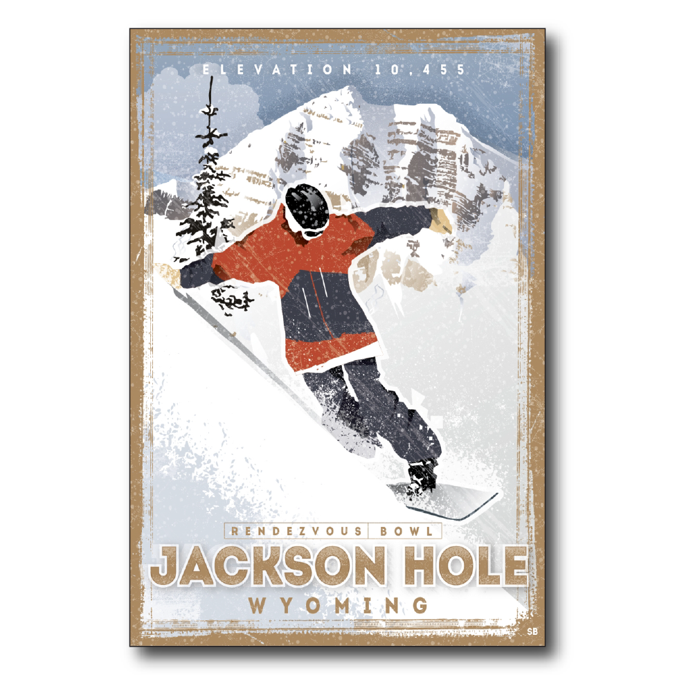 Jackson Hole Snowboarder