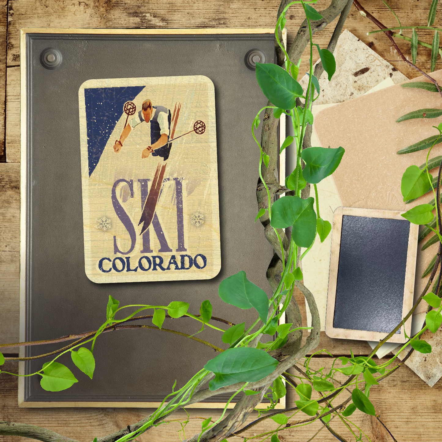 Colorado Drop in Skier