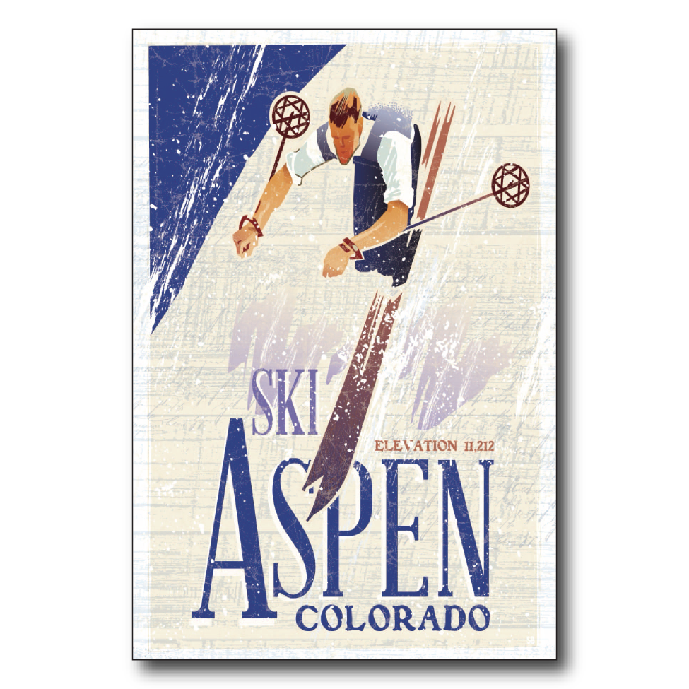 Aspen Drop in Skier