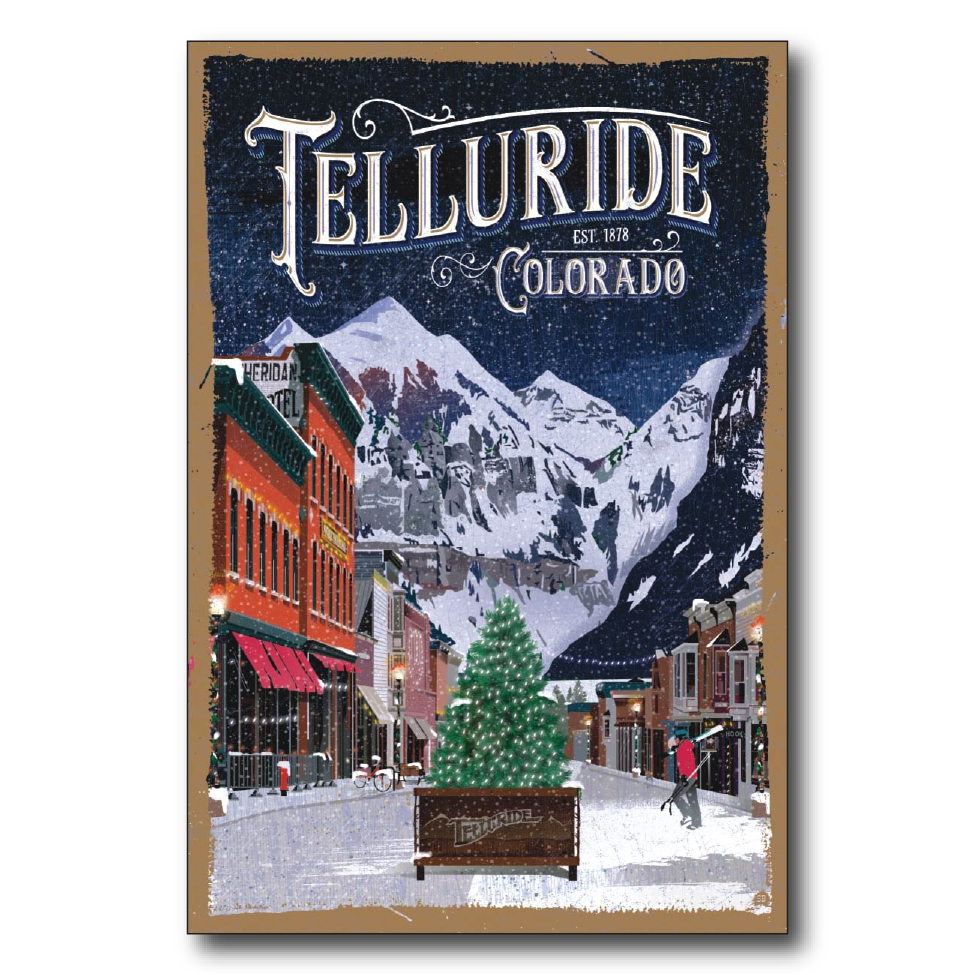 Telluride Town Winter