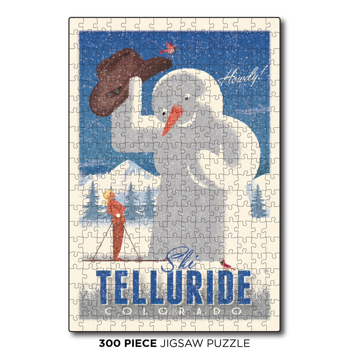 Telluride Cowboy Snowman