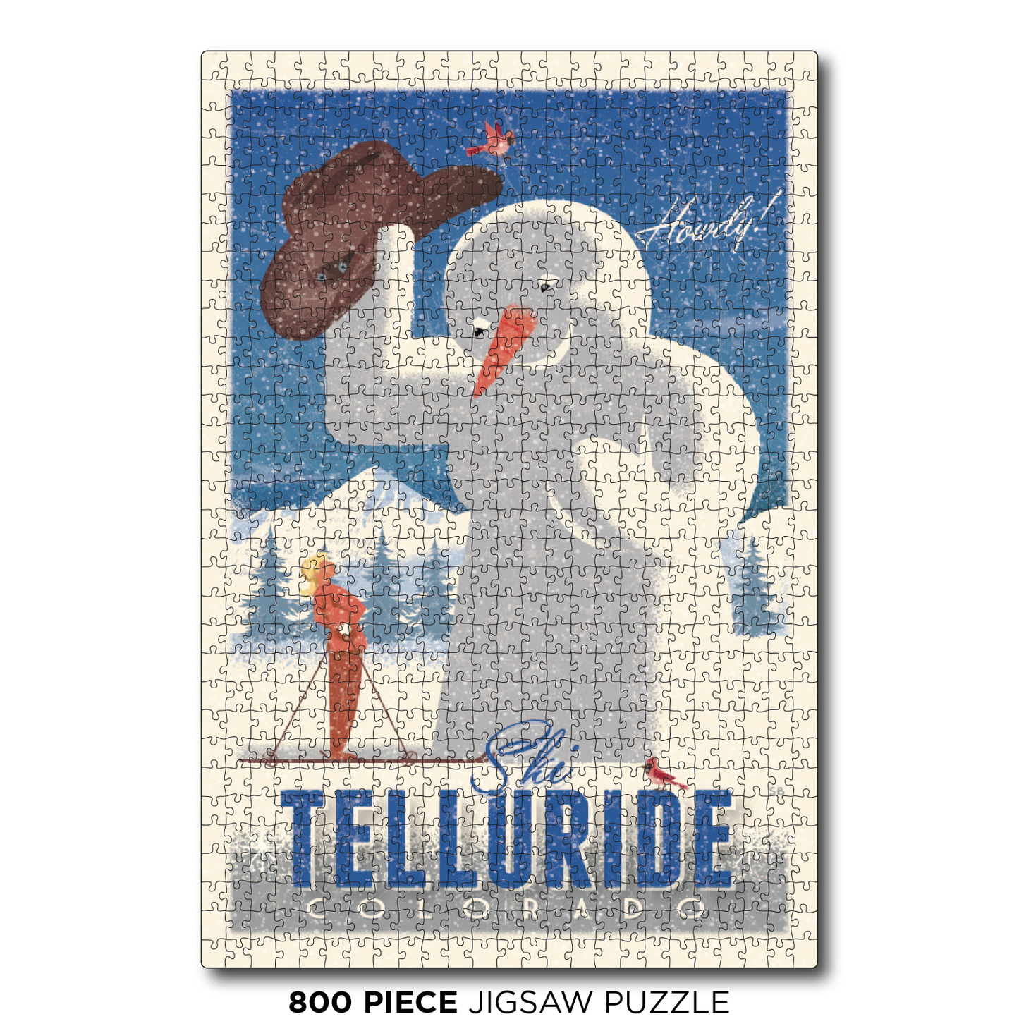 Telluride Cowboy Snowman