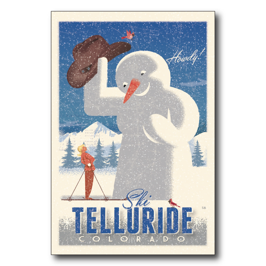 Telluride Cowboy Snowman