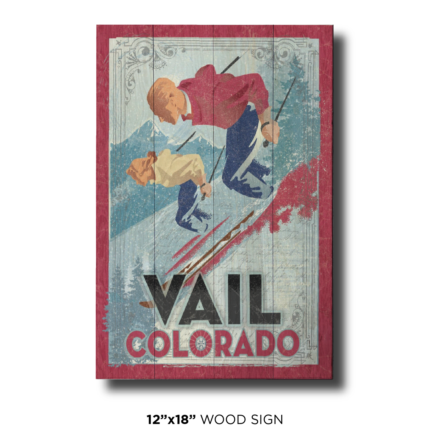 Vail Downhill Couple