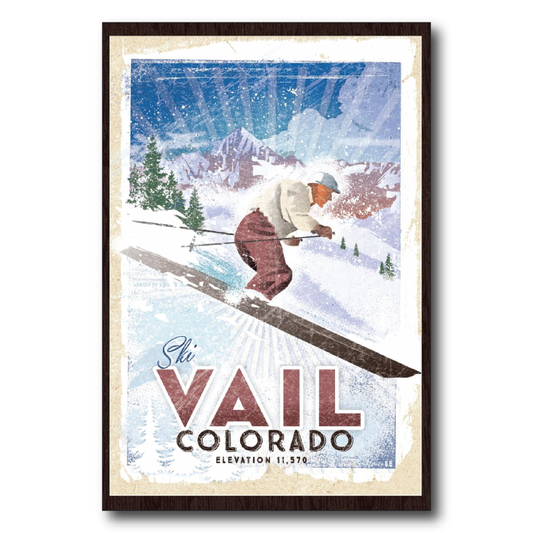 Vail Sun Run Skier