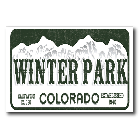 Winter Park License Plate