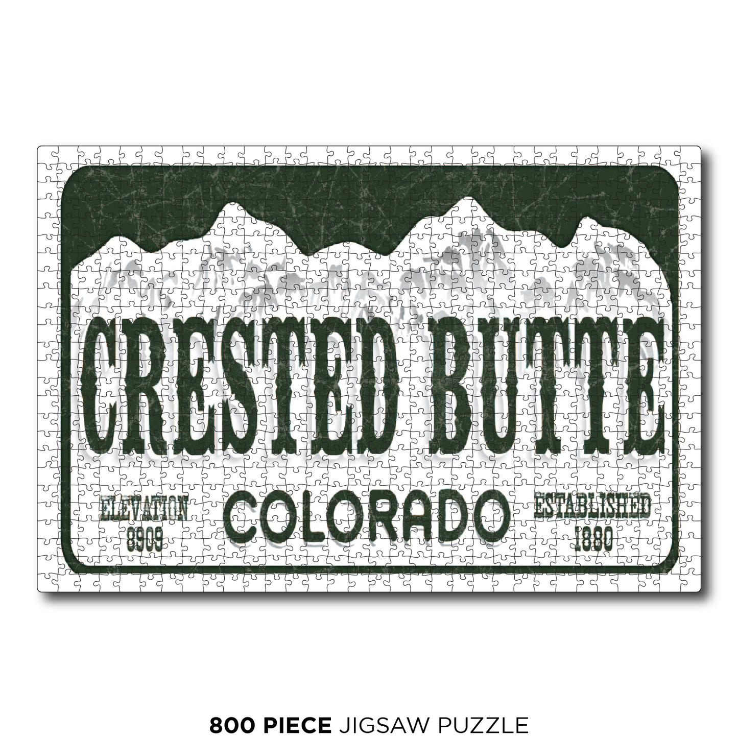 Crested Butte License Plate