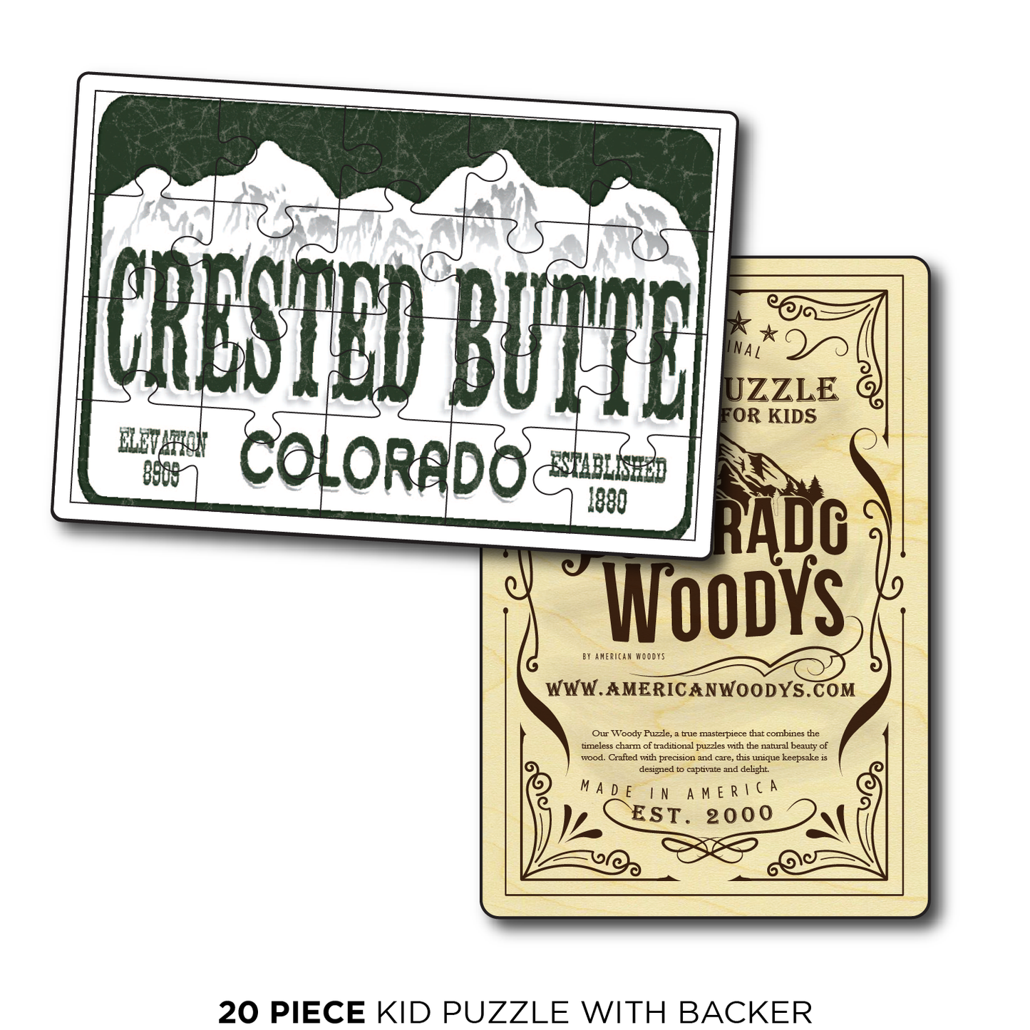 Crested Butte License Plate