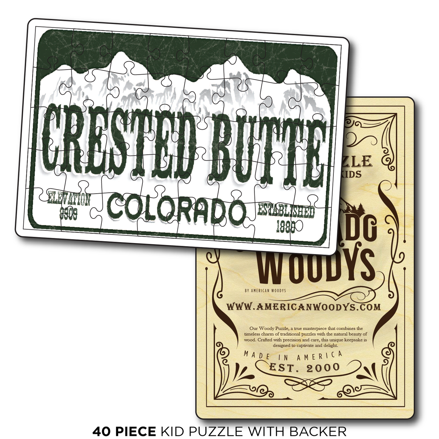 Crested Butte License Plate