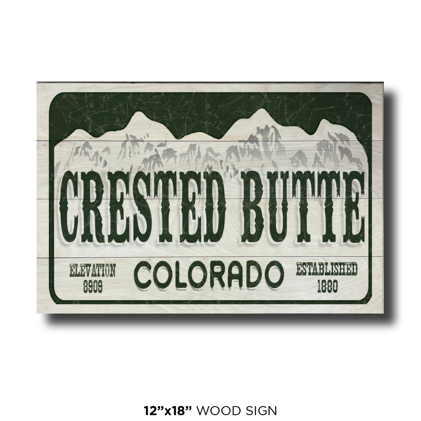 Crested Butte License Plate