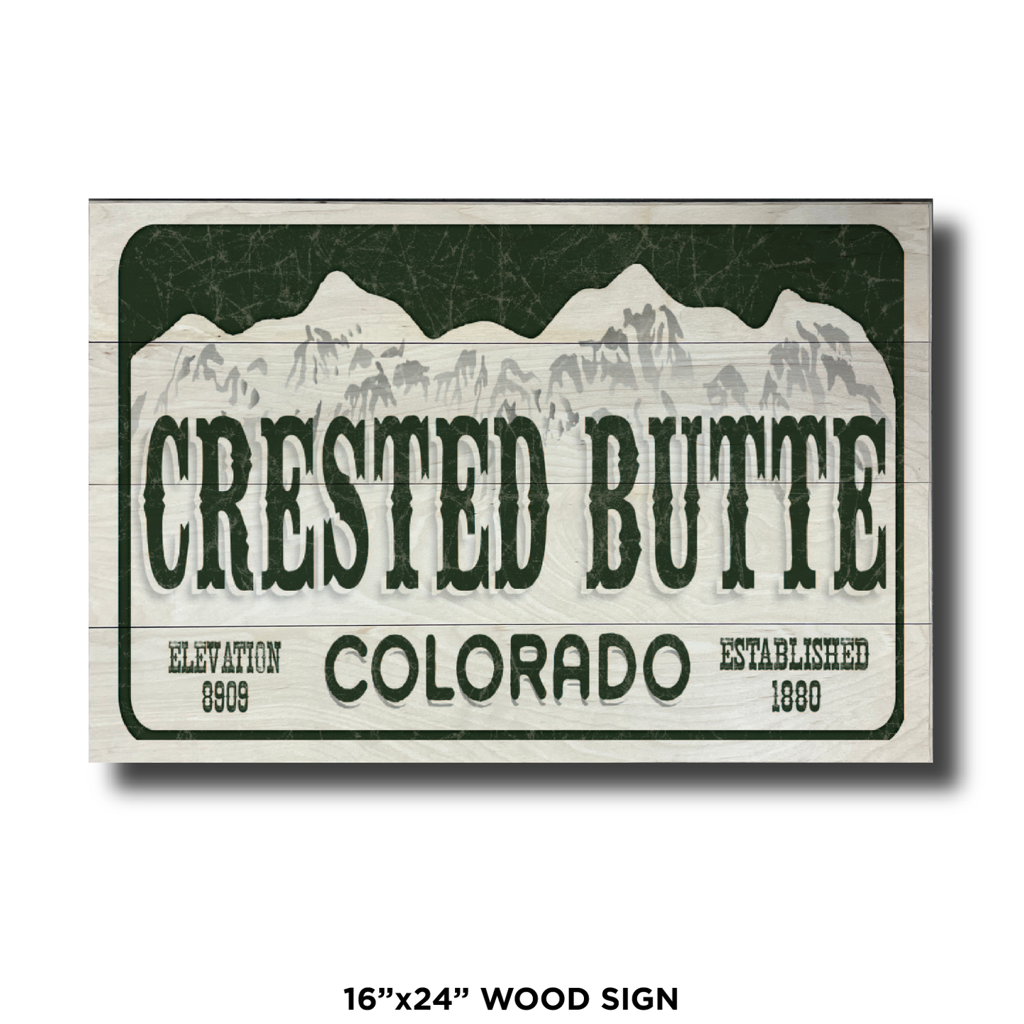 Crested Butte License Plate