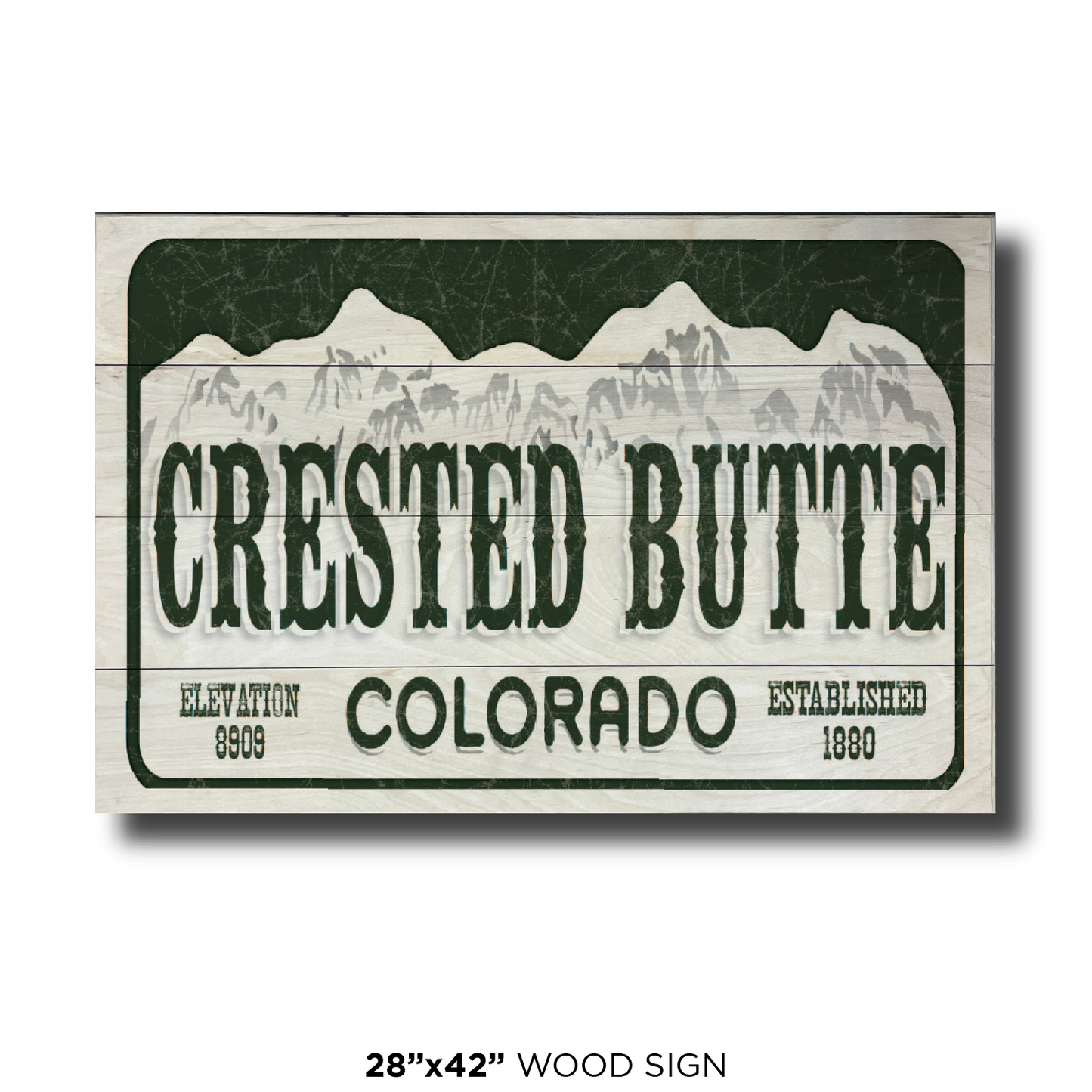 Crested Butte License Plate
