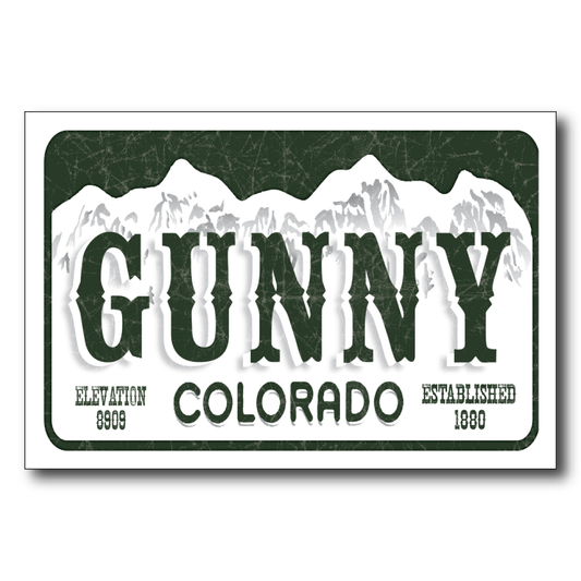 Gunny License Plate