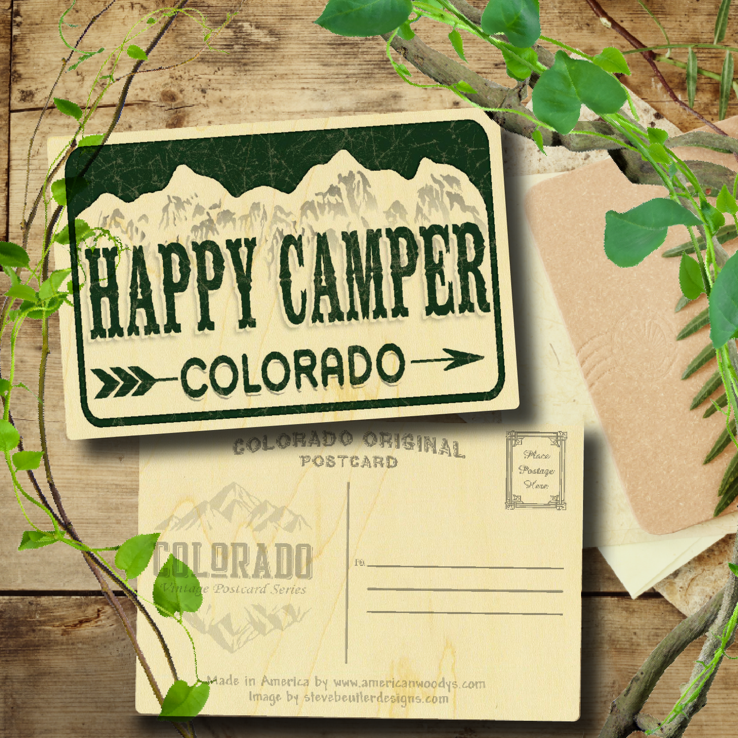 Happy Camper License Plate