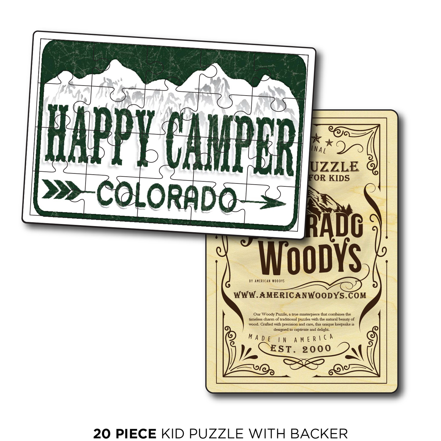Happy Camper License Plate