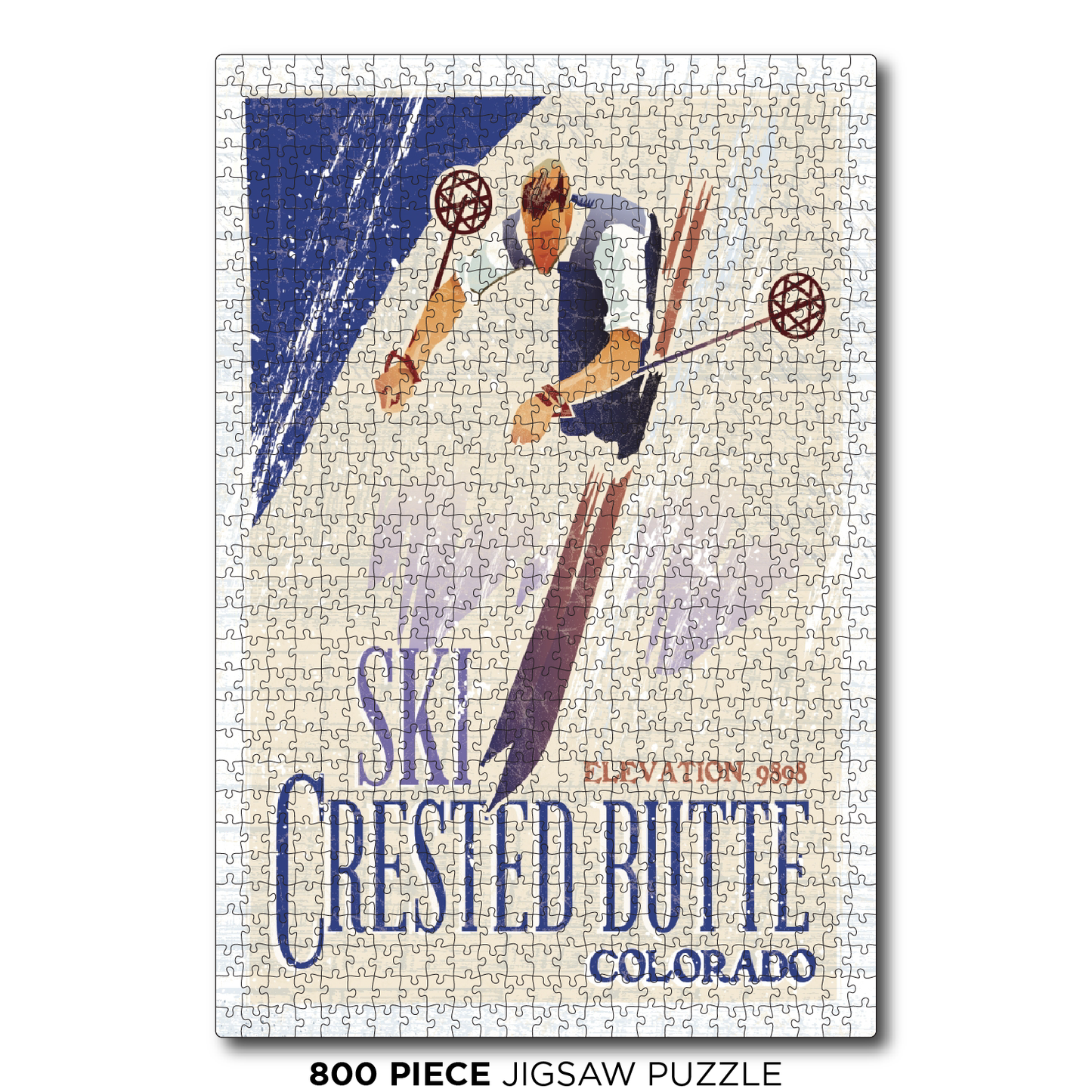 Crested Butte Drop in Skier