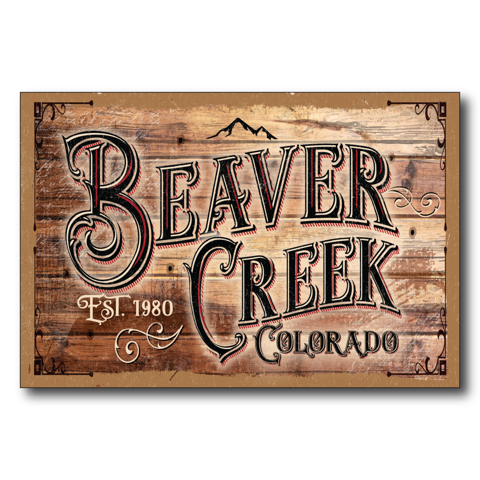 Beaver Creek Town Sign