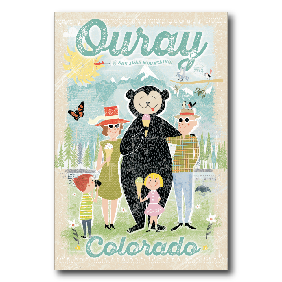 Ouray Ice Cream Bear