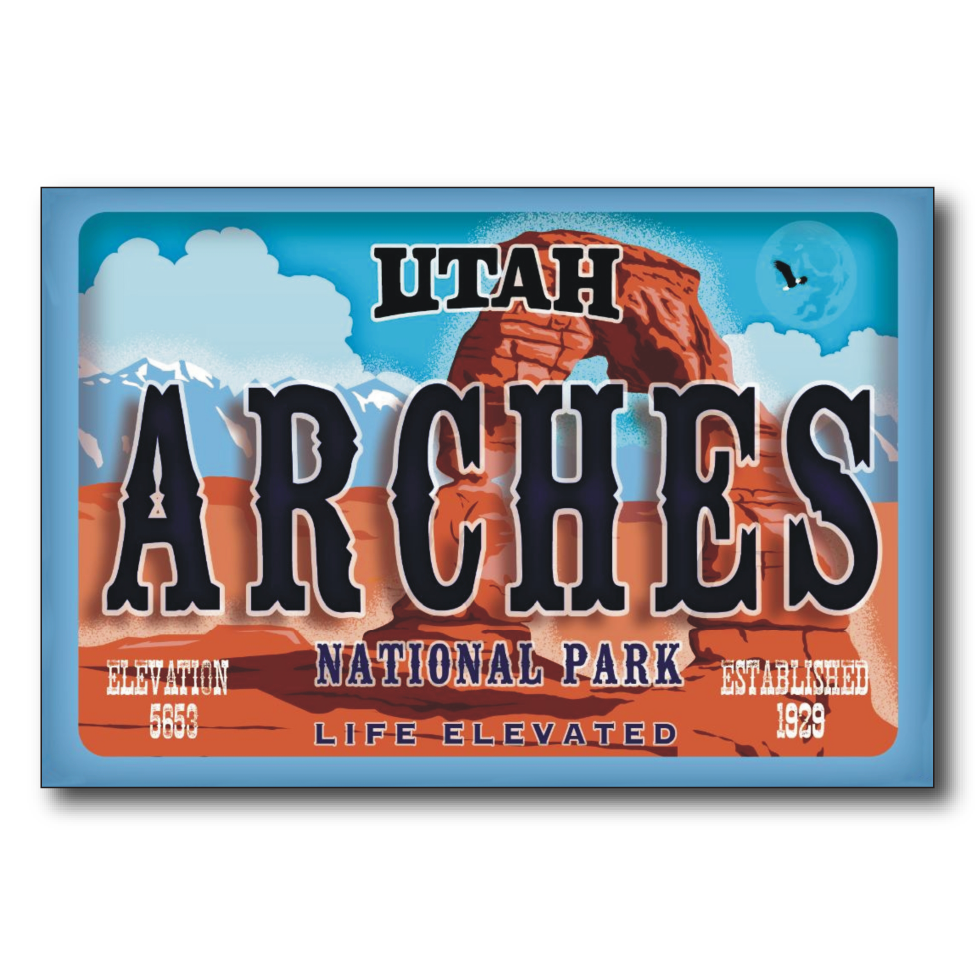 Arches License Plate