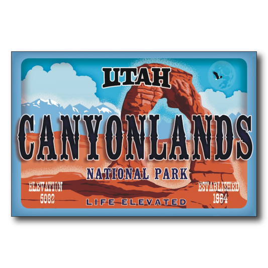 Canyonlands License Plate