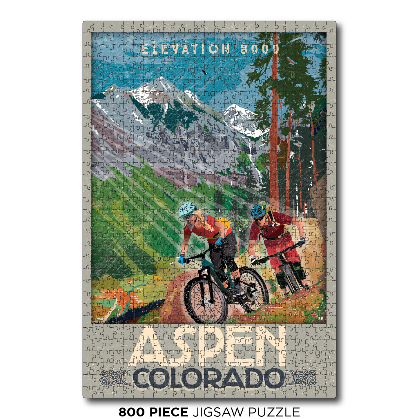 Aspen Mountain Bike Couple