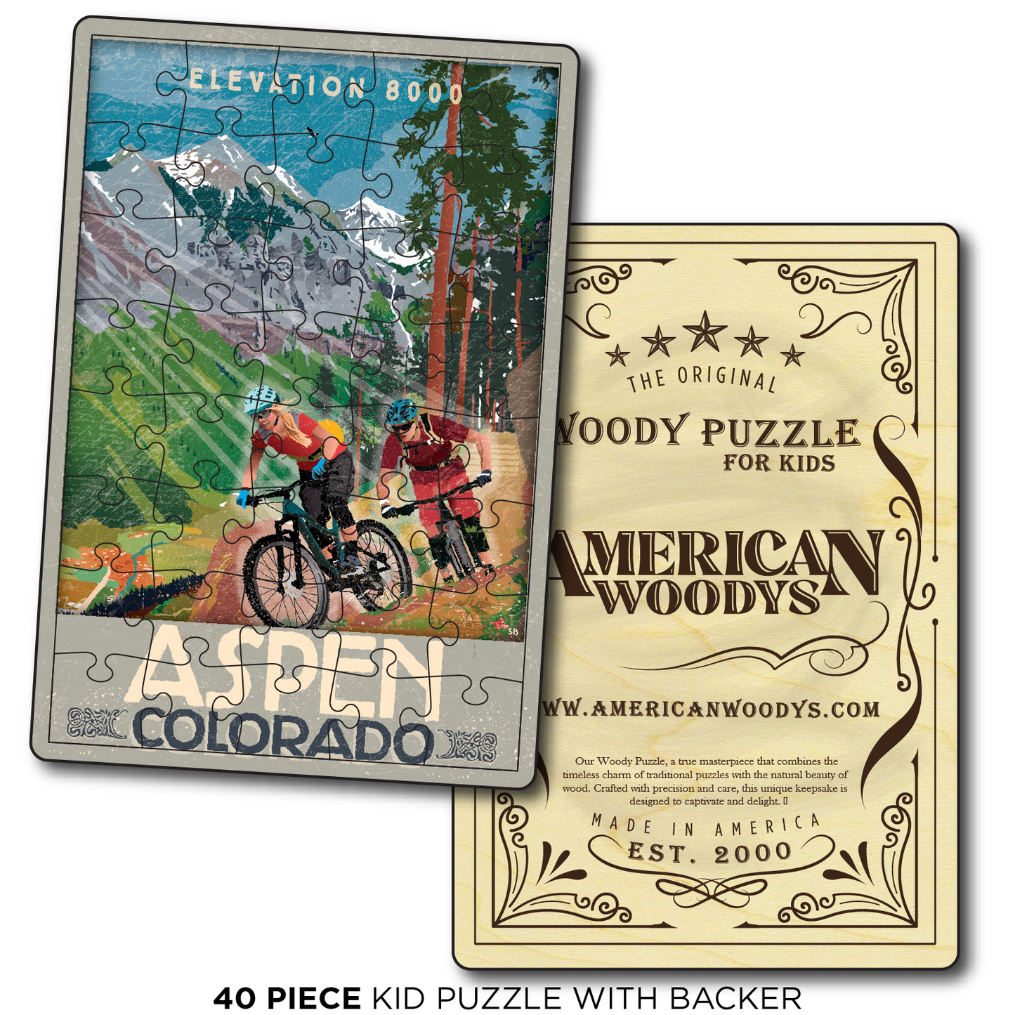 Aspen Mountain Bike Couple